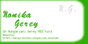 monika gerey business card